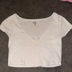 White crop top from pacsun!!